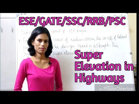 Super Elevation : Transportation Engineering
