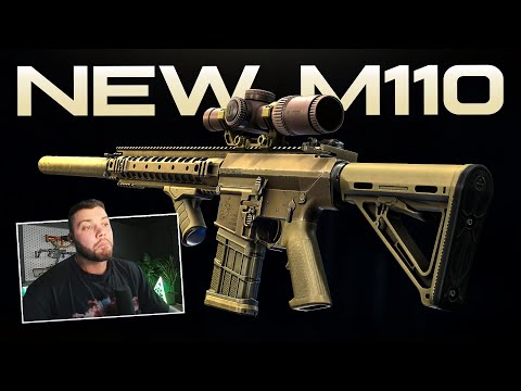 Trying the NEW M110 for the first time ( Tan SR - 25 ) - Escape From Tarkov