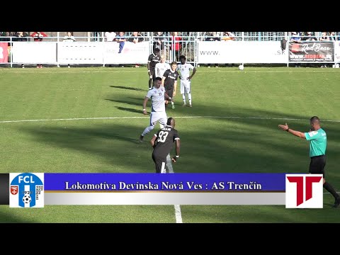 Lokomotíva Devínska Nová Ves : AS Trenčín  Slovenský pohár 4. kolo zostrih a rozhovory   2324 HD