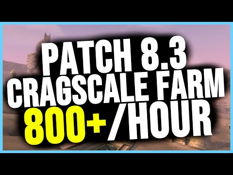 NEW Cragscale Farm in Patch 8.3! (800+/hour!)