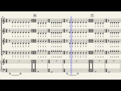 Philip Glass - Knee Play 1 (full ensemble)