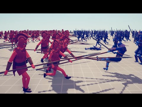 [500x BATTLE] SARISSAS vs SAMURAI - Totally Accurate Battle Simulator