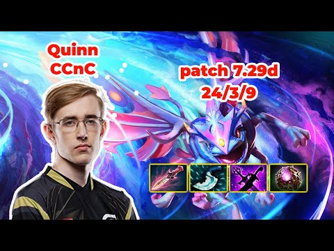 Quinn CCnC Puck Mid - DOTA 2 7.29d - MMR rank - Dota2 Gameplay [Learn To PRO dota2]