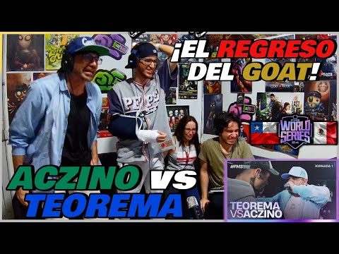 🔴COLOMBIANOS REACCIONAN a ACZINO vs TEOREMA - ¡EL REGRESO DEL GOAT! [FMS WORLD SERIES SUPERLIGA]