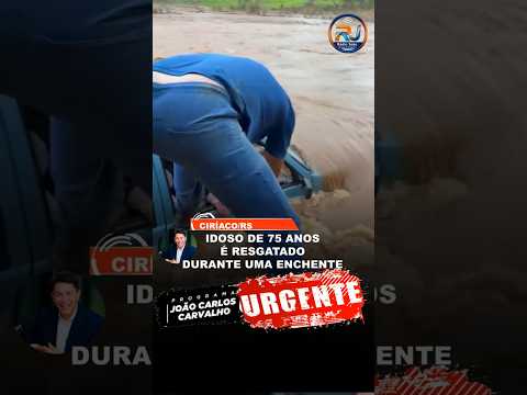 | 🚨🌧IDOSO É RESGATADO DURANTE TEMPORAL; CHUVAS AFETAM 143 CIDADES NO RS