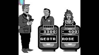 Gameboy Game: Jeopardy! Teen Tournament (1996 GameTek, Inc.)