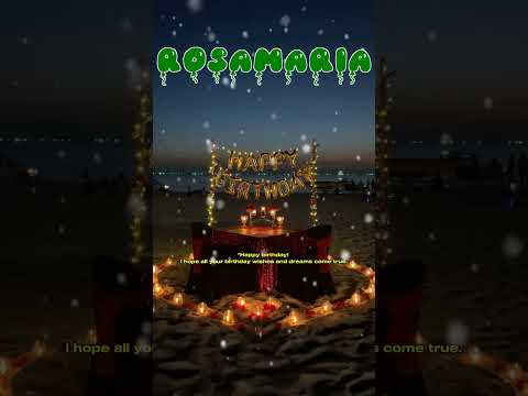 Happy Birthday ROSAMARIA   Happy Birthday Song   Birthday Wishes   Birthday Party