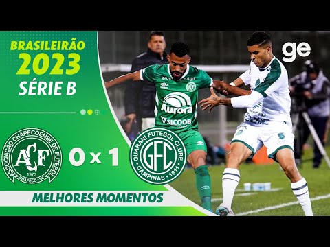 Gols e lances de Chapecoense x Guarani