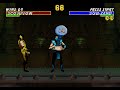 Secret Sub Zero Friendship In UMK3 For Genesis