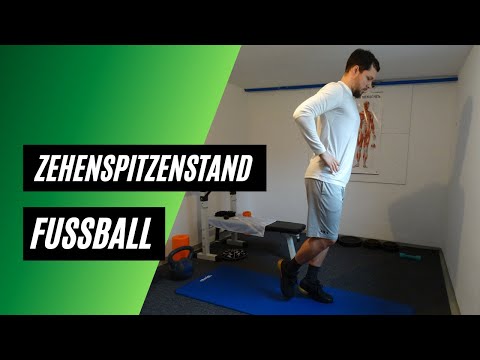 Zehenspitzenstand (Fußball) | Übungsvideo Athletiktraining