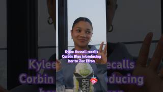 Corbin Bleu introduced her to Zac Efron on the set of Jump In #disneychannel #zacefron #corbinbleu