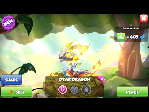 Hatched Oyar & Mishiyo Dragon - Dragon Mania Legends