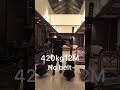 Yoke420kg 12M No belt ヨーク420キロ　12メートル ノーベルト　ヨークキャリー ストロングマントレーニング　ストロングマン 体幹