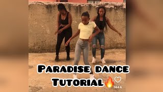 Amapiano dance tutorial for Paradise, with black_lunatic and babyface_womdantso! Easy and quick🇿🇦
