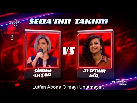 O Ses Türkiye - Simge AKŞAR - Ayşenur GÜL - Keskin Bıçak