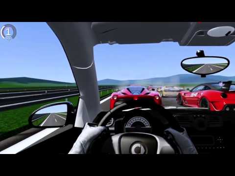 Smart with Bugatti engine vs Ferrari