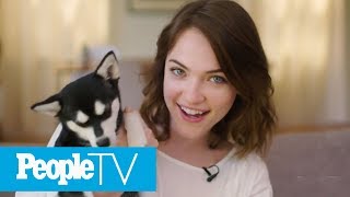 Actress Violett Beane Talks About Her Life With Her Bunny Milo & Her Dog Kora | Puparazzi | PeopleTV video