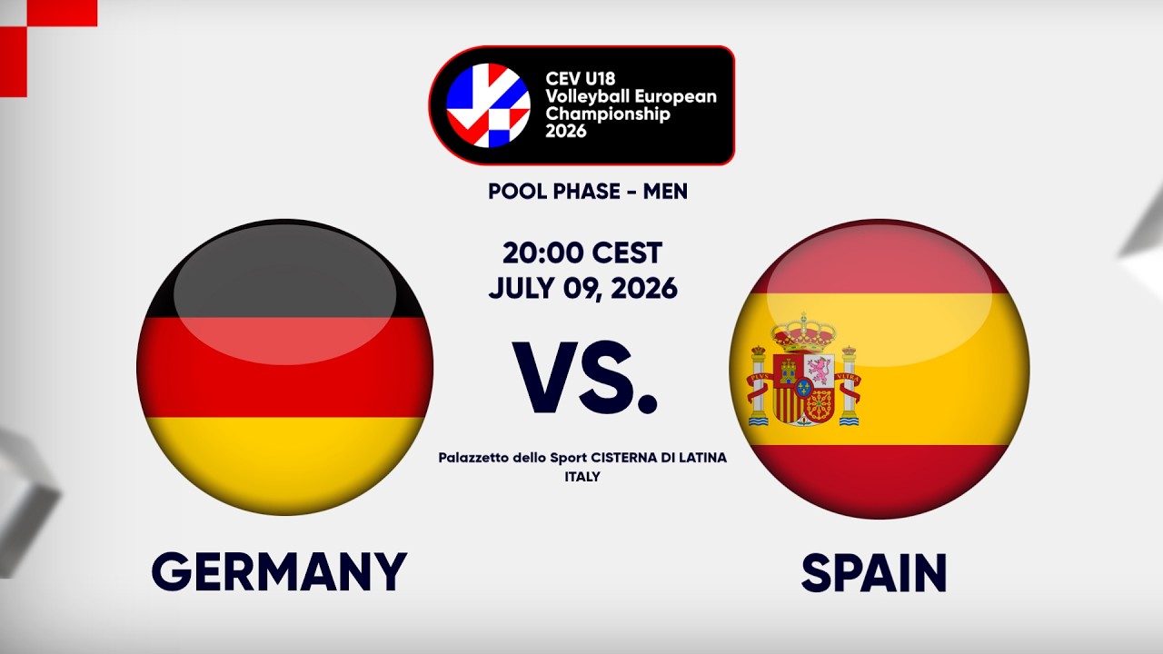 Full Match | Germany vs. Spain | CEV U18 Volleyball European Championship 2026 | Men