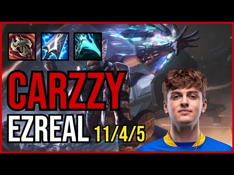 CARZZY - EZREAL vs JINX ADC - EUW Challenger - Patch 11.5 PENTAKILL
