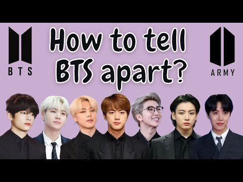 How to tell the members of BTS Apart