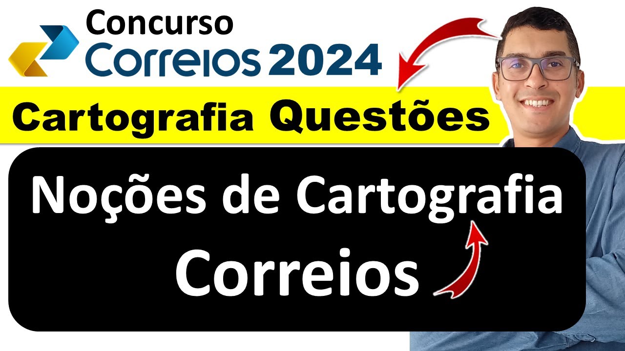 Noções de Cartografia Correios | Cartografia Geografia Questões | Concurso Correios 2024 #correios