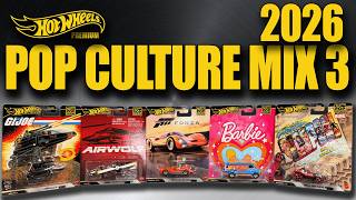 Unboxing 2026 Hot Wheels POP CULTURE Mix 3!