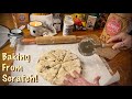 ASMR Baking Scones from Scratch! (No talking) With Chocolate chips. Some rain & bird sounds!