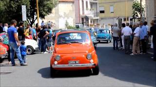 preview picture of video 'Sfilata Fiat 500 al 1^ raduno Fiat 500 e derivate città di Meana Sardo'
