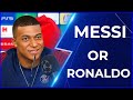 Messi Or Rronaldo? | ft. Football stars, Mbappé, De Bruyne haaland