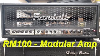 Video thumbnail for Randall RM 100 modular amp - Review (Celestion V30 & G12T-75) by Thiago Sforcin