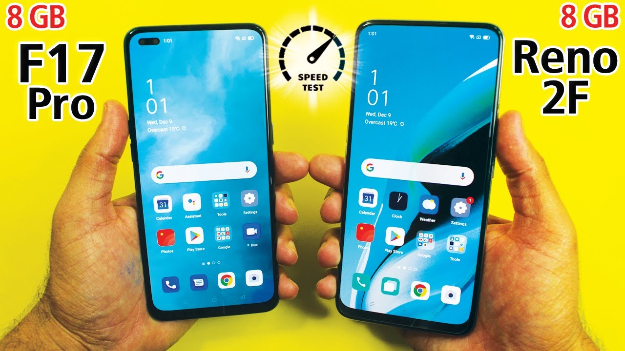 Oppo F17 Pro vs Reno 2F - Speed Test & Comparison!