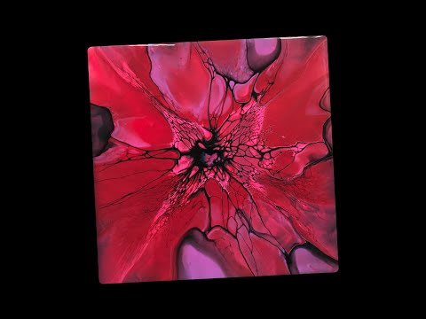 (339) Reverse Flower Dip/Bloom Technique - With Added Bloopers 😂 - Acrylic Pouring Technique