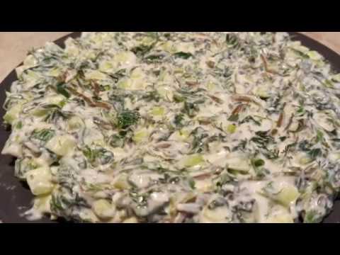 Purslane salad. How to make purslane salad.