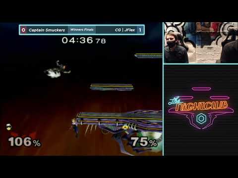 The Nightclub S2E2: Jflex (Sheik) vs Captain Smuckers (Captain Falcon) - Winners Finals SSBM