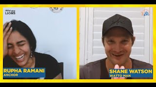 Shane Watson answers what's the one thing that's different in CSK compared to the other teams