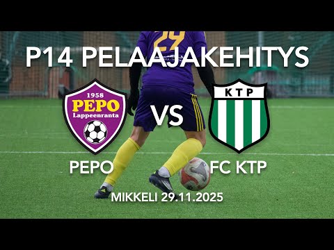 P14 Pelaajakehitys | PEPO vs FC KTP
