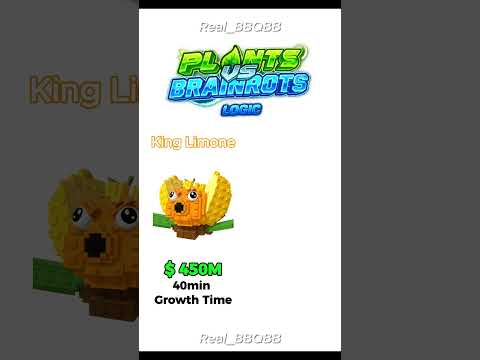 👑 King Limone vs 🍄 Shroombino – Plants vs Brainrots