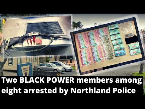 Two Black Power Members among Eight Arrested in Northland