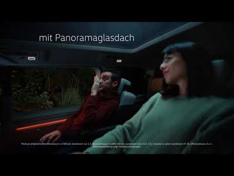 Der neue Multivan – mit optionalem, großem Panoramaglasdach