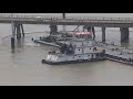 Barge hits bridge leading from Galveston Island to Pelican Island