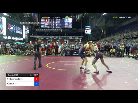 2018 USMC-USAW Cadet & Junior GR Nationals/Junior 160 Round Of 128 - Nathan Simmonds (MN) Vs. Kell