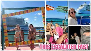 Our Last 2 Days on The Cruise 🚢... This Escalated FAST 😳!! | VLOG#2171