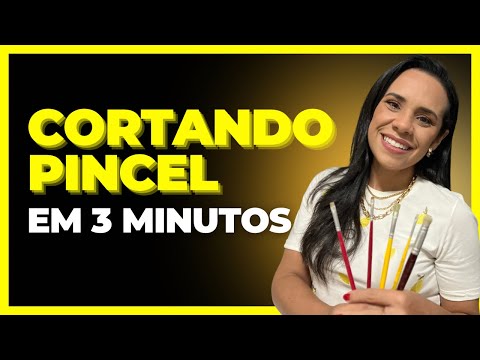 How to PREPARE and CUT a BRUSH for Fabric Painting | Sanding and Cutting EASY Step by Step