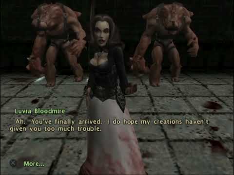 Baldur's Gate Dark Alliance 2 (PS2) - Vhaidra Playthrough Bloodmire Manor Ending and Escape