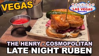 Late Night Ruben at "The Henry" Restaurant, The Cosmopolitan of Las Vegas
