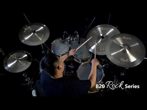 Демонстрация звучания тарелок Aisen B20 Rock