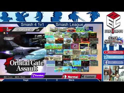 Iowa Smash Tournament Weekly #1 Singles: Sage (Rosalina) vs. Blank (Sonic) - WB