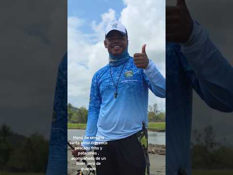 excelente róbalo capturado en las playas de acandi choco