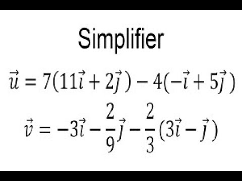Simplifier des expressions vectorielles - 2nde