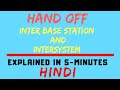Hand Off : Inter Base Station & InterSystem Handoff (HINDI)